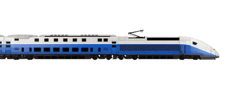 High Speed Train Isolatedの写真素材