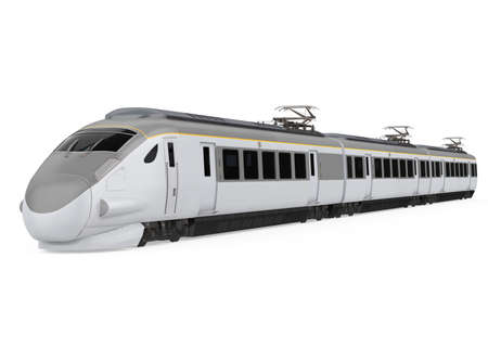 High Speed Train Isolatedの写真素材