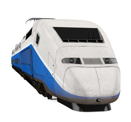 High Speed Train Isolatedの写真素材