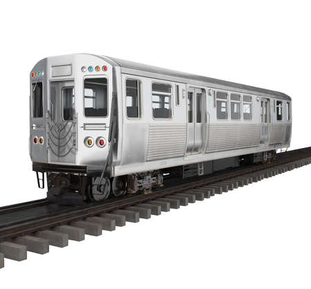 Subway Car Isolatedの写真素材