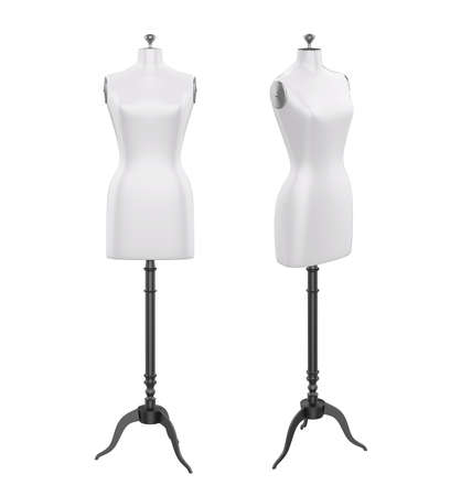 Female Mannequin Torso Isolatedの写真素材