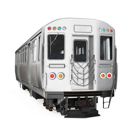 Subway Car Isolatedの写真素材