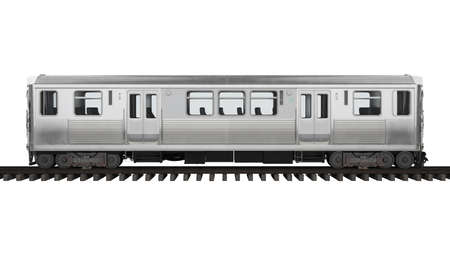 Subway Car Isolatedの写真素材