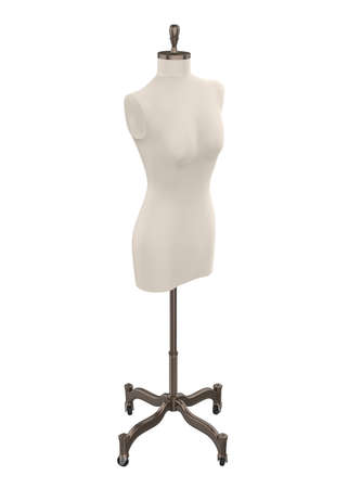 Female Mannequin Torso Isolatedの写真素材