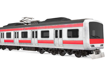 Commuter Train Isolatedの写真素材