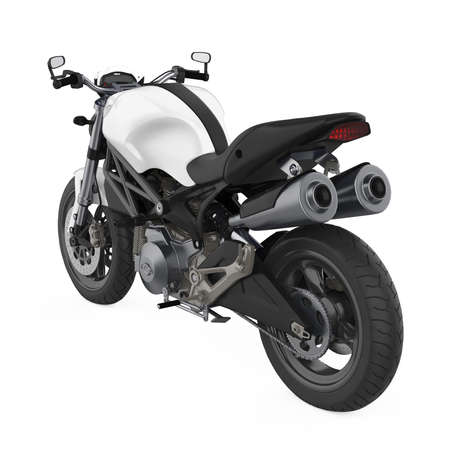 Sport Motorcycle Isolatedの写真素材