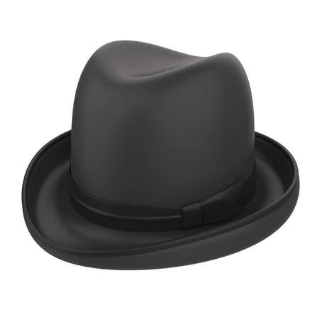 Fedora Hat Isolatedの写真素材