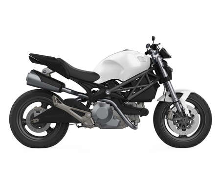Sport Motorcycle Isolatedの写真素材