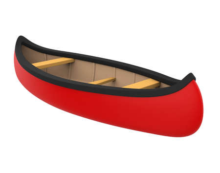 Canoe Boat Isolatedの写真素材