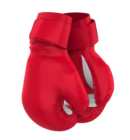 Boxing Gloves Isolatedの写真素材