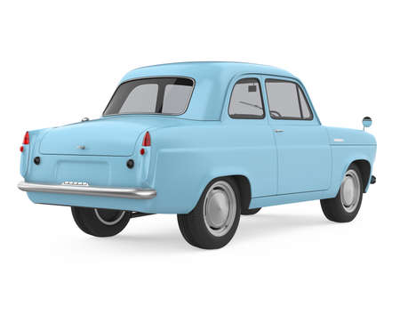 Vintage Car Isolatedの写真素材