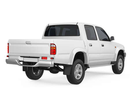 Pickup Truck Isolatedの写真素材
