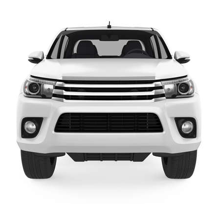Pickup Truck Isolatedの写真素材