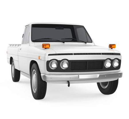 Pickup Truck Isolatedの写真素材