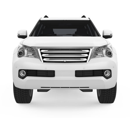 SUV Car Isolatedの写真素材