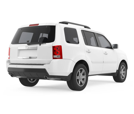 SUV Car Isolatedの写真素材