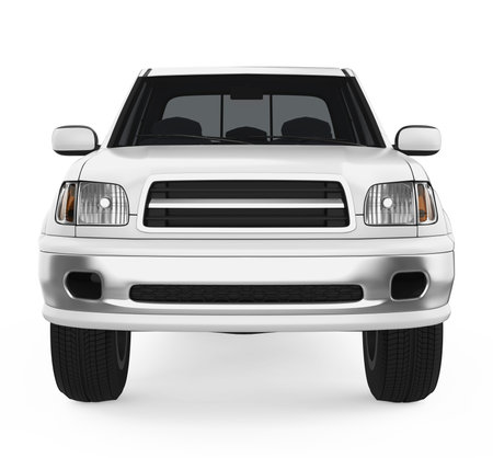 Pickup Truck Isolatedの写真素材