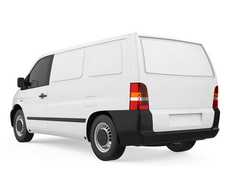 Delivery Van Isolatedの写真素材