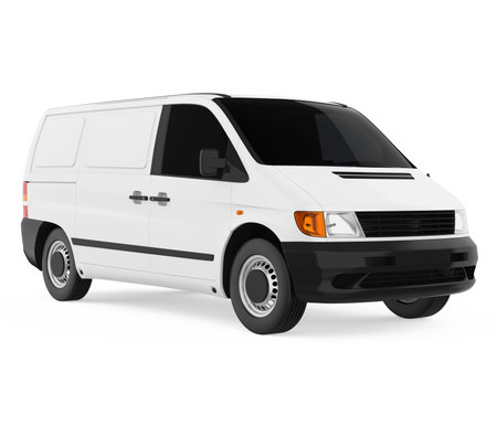 Delivery Van Isolatedの写真素材