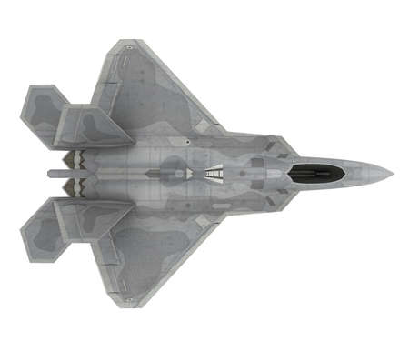 Military Fighter Aircraft Isolated