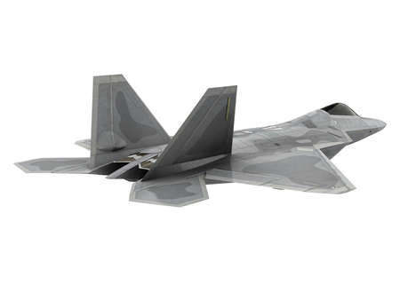 Military Fighter Aircraft Isolated