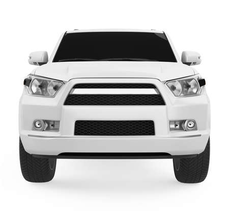 SUV Car Isolatedの写真素材