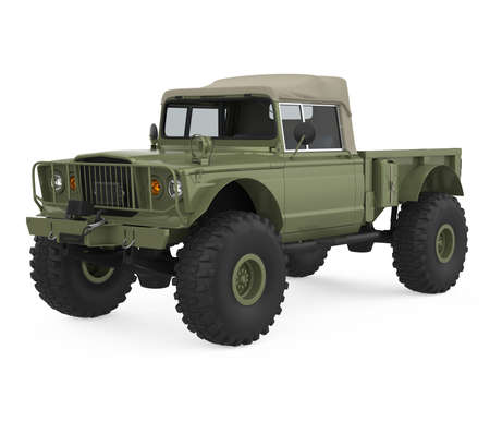 Military Vehicle Car Isolatedの写真素材