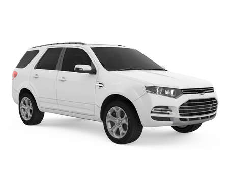 SUV Car Isolatedの写真素材