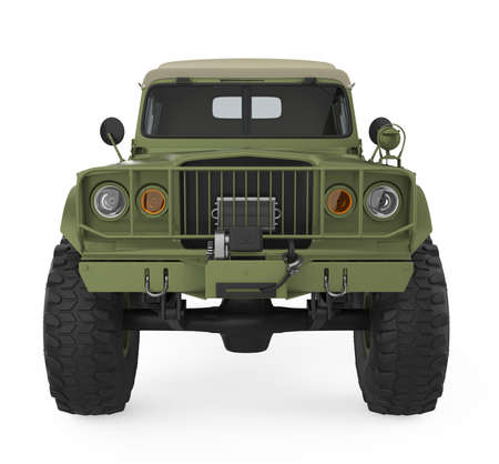 Military Vehicle Car Isolatedの写真素材