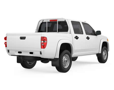 Pickup Truck Isolatedの写真素材