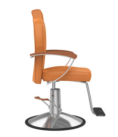 Barber Chair Isolatedの写真素材
