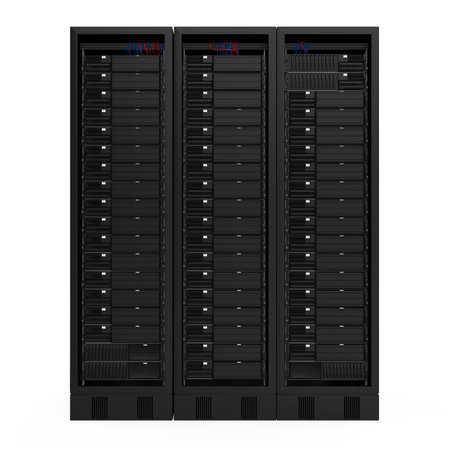 Computer Network Server Isolatedの写真素材