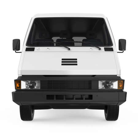 Old Van Isolatedの写真素材
