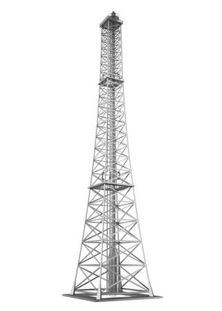 Communication Tower Isolatedの写真素材