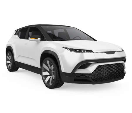 SUV Car Isolatedの写真素材