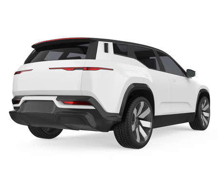 SUV Car Isolatedの写真素材