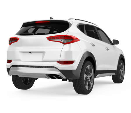 SUV Car Isolatedの写真素材
