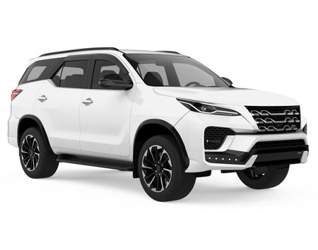 SUV Car Isolatedの写真素材