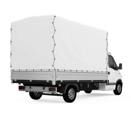 Delivery Truck Isolatedの写真素材