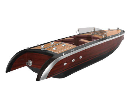 Speedboat Isolatedの写真素材
