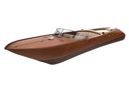 Speedboat Isolatedの写真素材