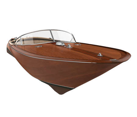 Speedboat Isolatedの写真素材