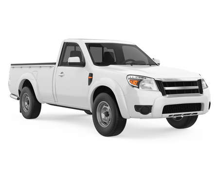 Pickup Truck Isolatedの写真素材
