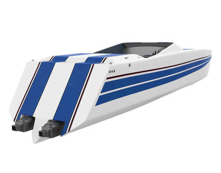 Speedboat Isolatedの写真素材