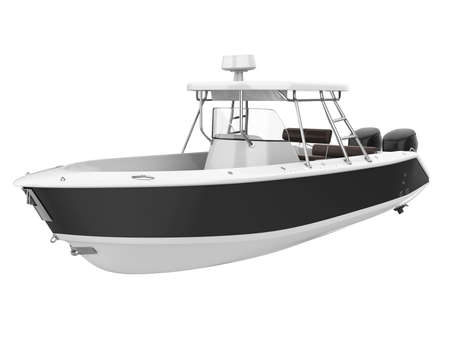 Fishing Boat Isolatedの写真素材
