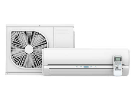 Air Conditioner Unit Isolatedの写真素材