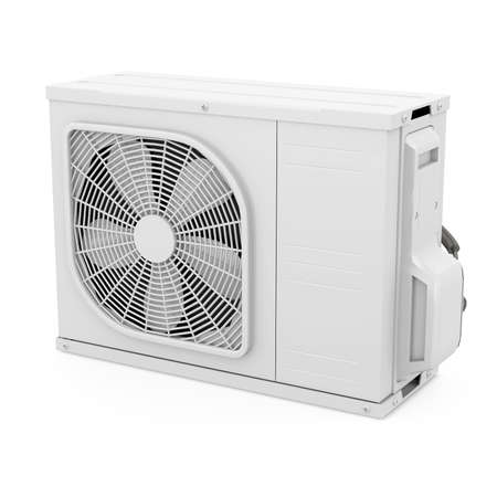 Air Conditioner Outdoor Unit Isolatedの写真素材