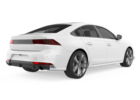 Sedan Car Isolatedの写真素材