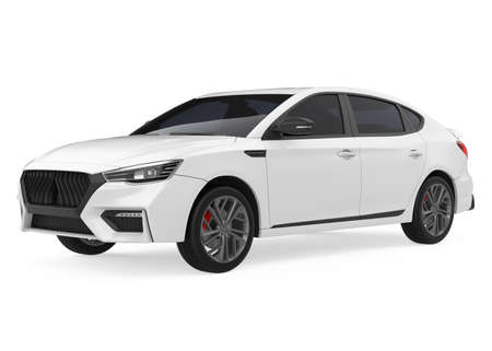 Sedan Car Isolatedの写真素材