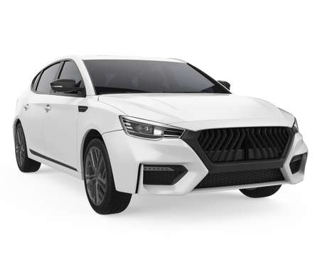 Sedan Car Isolatedの写真素材